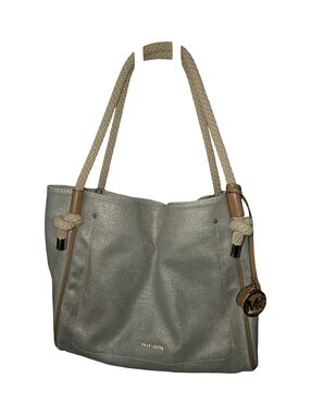 Michael Kors Isla Large Metallic Tote Bag. 